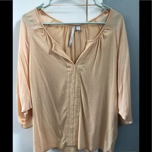 NWT Lauren Conrad crochet knit shirt. Medium